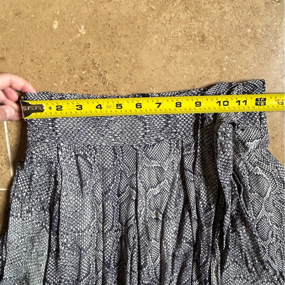 Maeve Gray Snake Print Midi Skirt - Picture 8 of 10